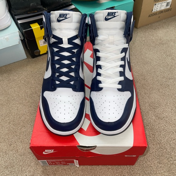 Nike Dunk High midnight navy - Picture 2 of 7